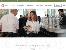 Tablet Screenshot of lecardinal-brasserie.ch